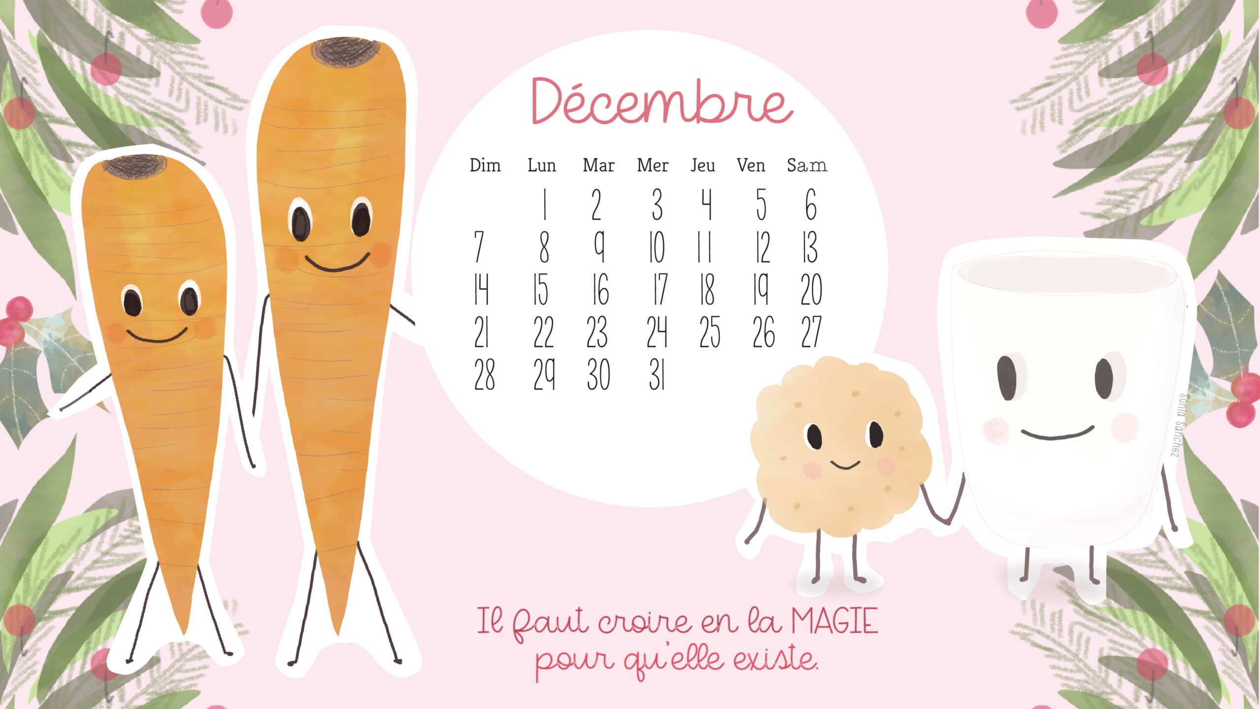 Fonds d’écran Décembre