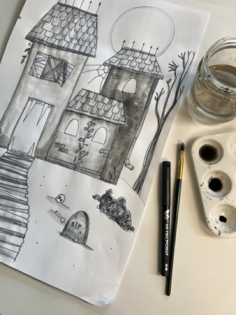 LE MANOIR HANTÉ cours en ligne – volet arts plastiques