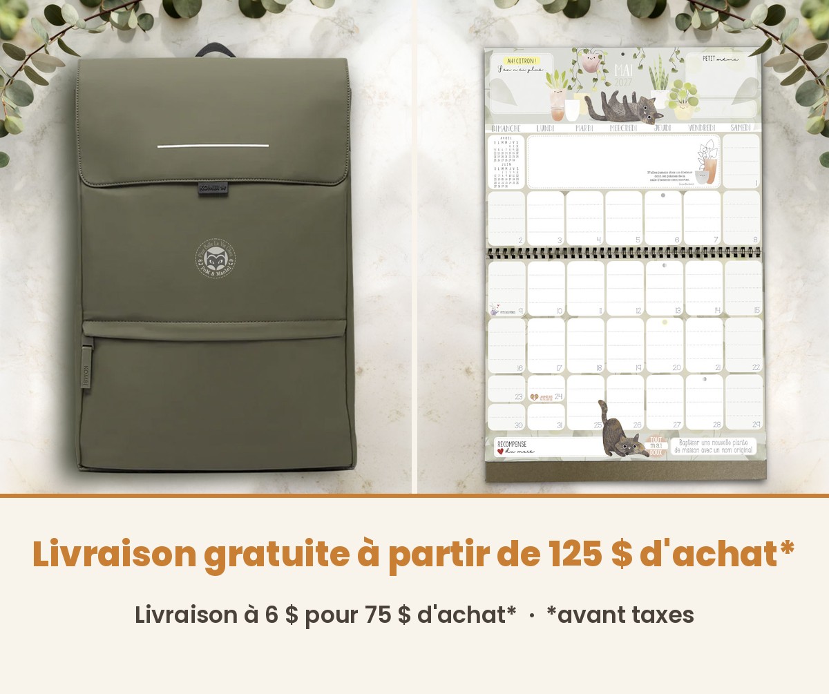PoM & Maclel — livraison gratuite à partir de 125 $ d'achat